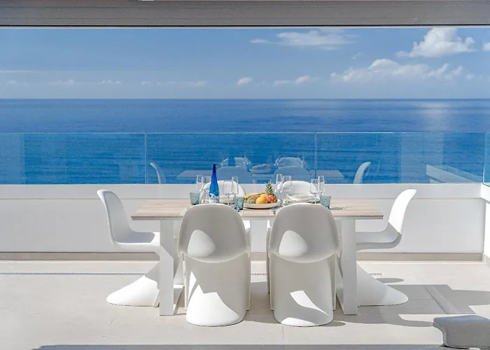 Blue Haven - Ocean View Penthouse With Private Jacuzzi And Community Pool Acantilado de los Gigantes