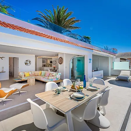 Blue Haven - Ocean View Penthouse With Private Jacuzzi And Community Pool Lejlighed Acantilado de los Gigantes