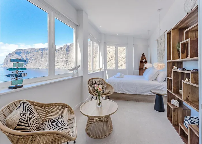 Blue Haven - Ocean View Penthouse With Private Jacuzzi And Community Pool Acantilado de los Gigantes